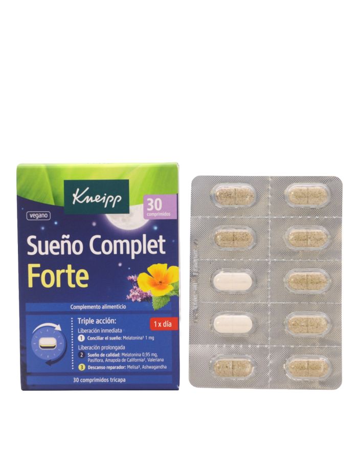 Kneipp Sueño Complet Forte 30 Comprimidos Tricapa