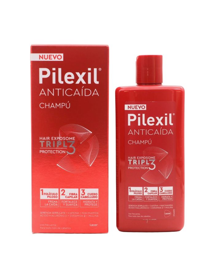 Pilexil Champú Anticaída Hair Exposome 275ml