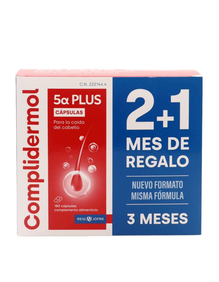 Complidermol 5α Plus Pack 3 Meses