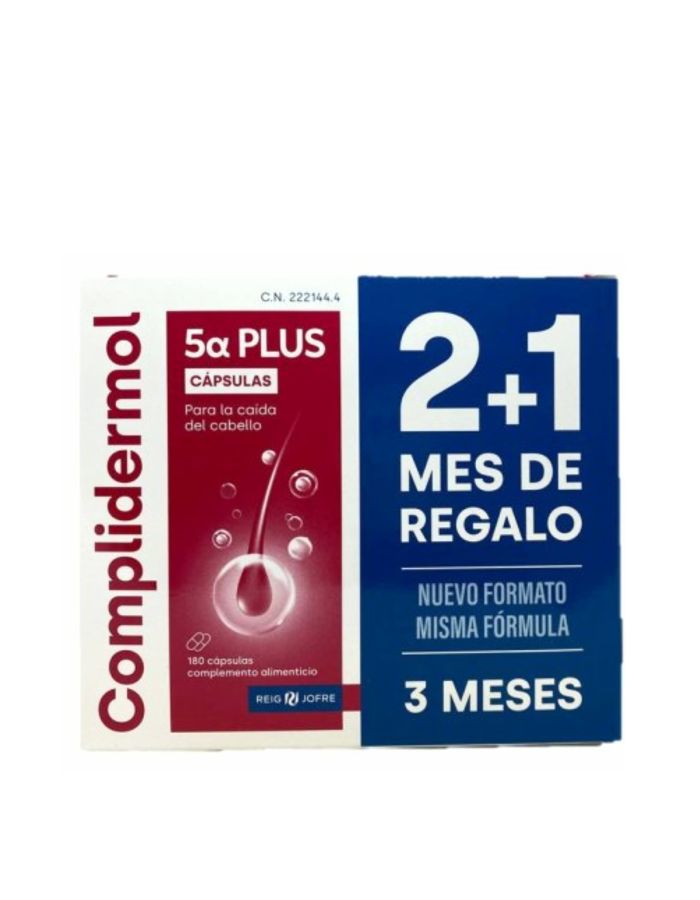 Complidermol 5α Plus Pack 3 Meses
