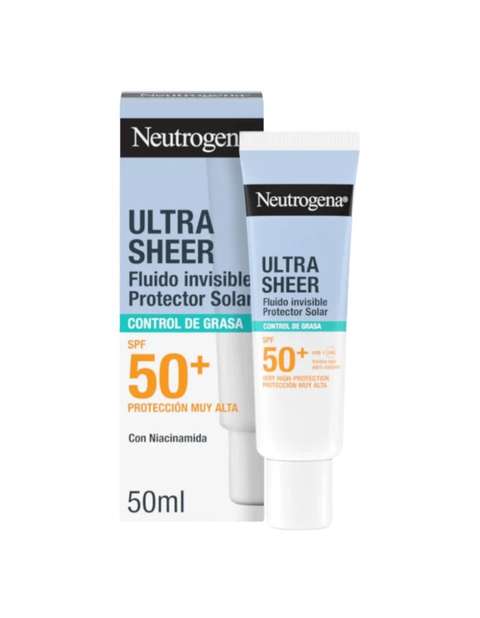 Neutrogena Ultra Sheer Fluido Invisible Control de Grasa SPF50+ 50ml