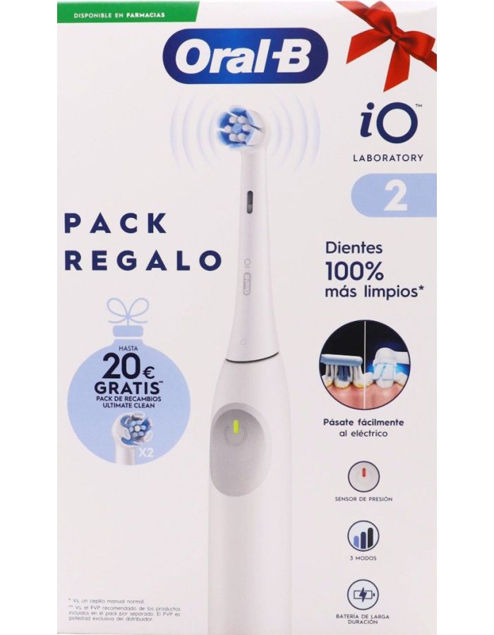 Oral B iO 2 Cepillo Eléctrico Blanco Pack Regalo