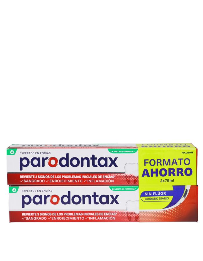 Parodontax Sin Flúor Pasta Dental 75ml x 2 Duplo