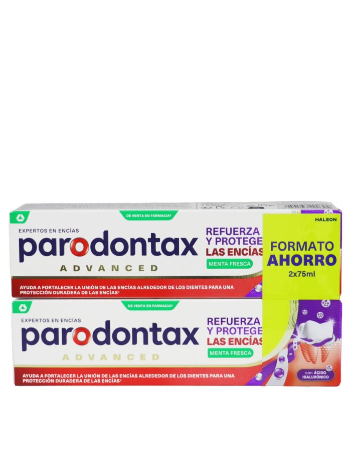 Parodontax Refuerza y Protege las Encías Menta Fresca 75ml x 2 Duplo