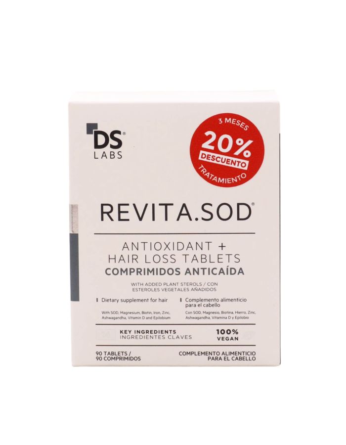 DS Revita SOD Antioxidante y Anticaida 90 Comprimidos