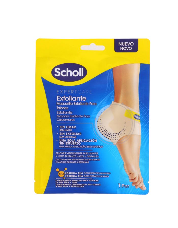 Scholl Mascarilla Exfoliante Talones 1 Par