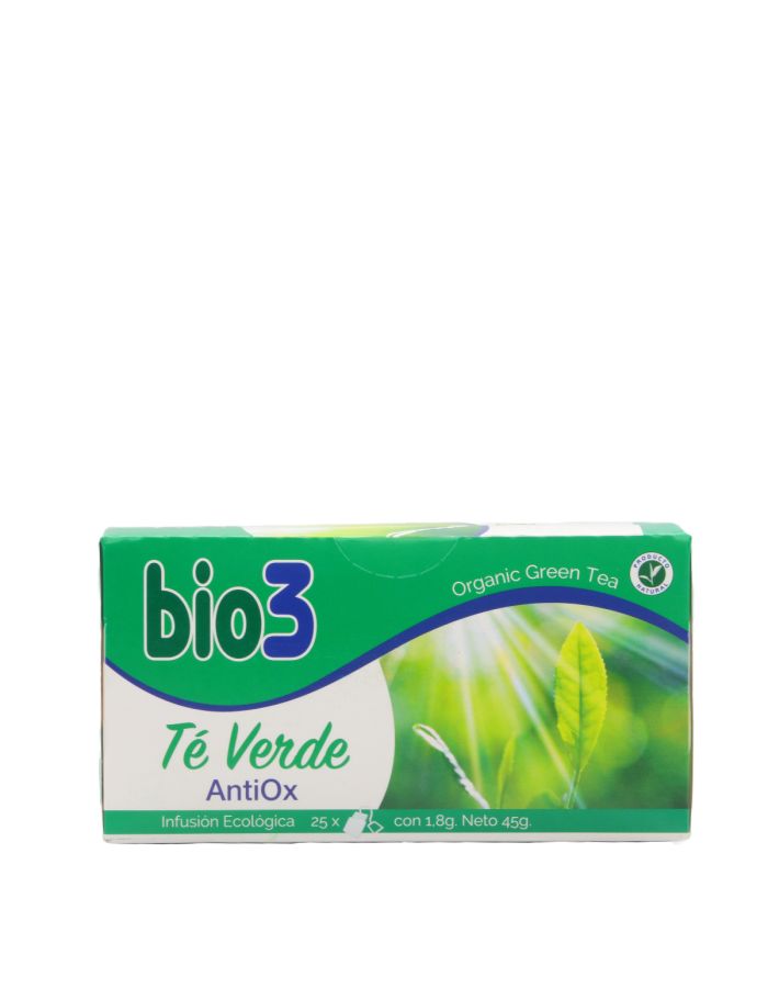 Bio3 Té Verde AntiOx Infusión Ecológica 25 Bolsitas