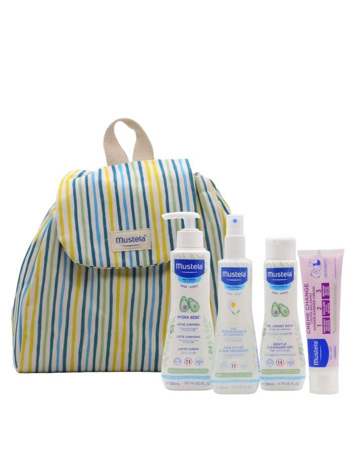 Mustela Mochila Rayas Little Moments