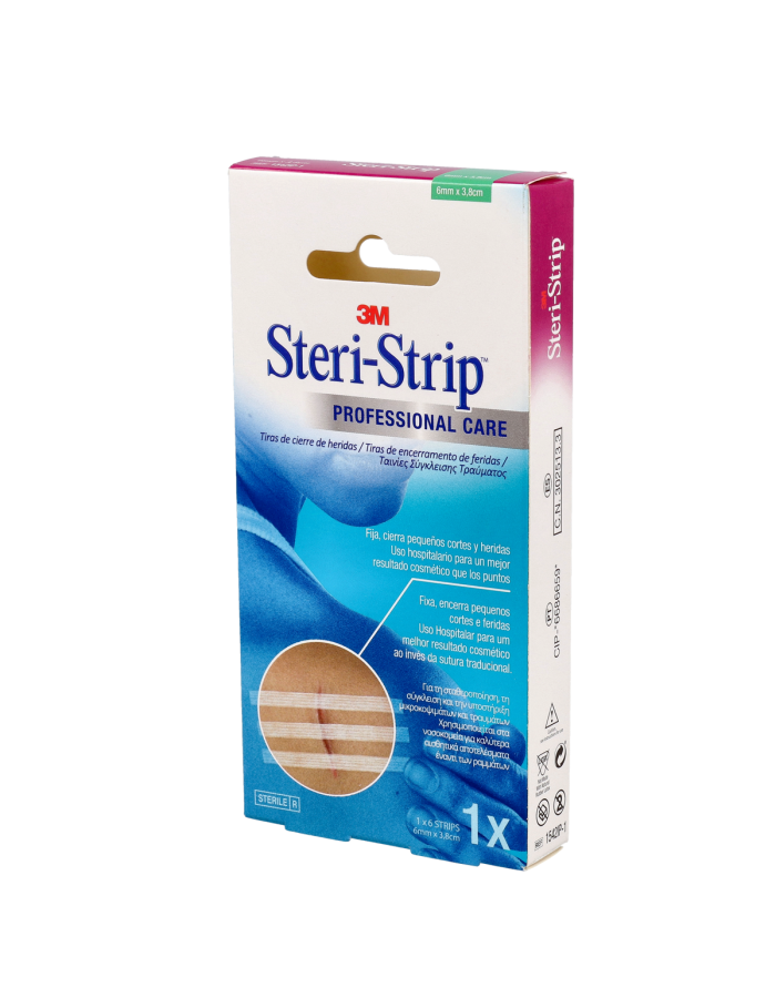 3M Steri Strip Professional Care Suturas Cutáneas 6 Tiras 6mm x 3,8cm