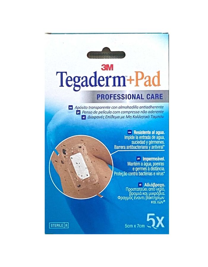 3M Tegadem Pad 5 Parches 5 cm x 7 cm