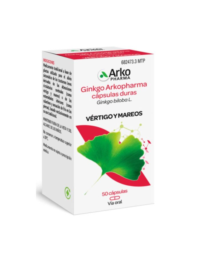 Arkopharma Ginkgo 180mg 50 Cápsulas-1