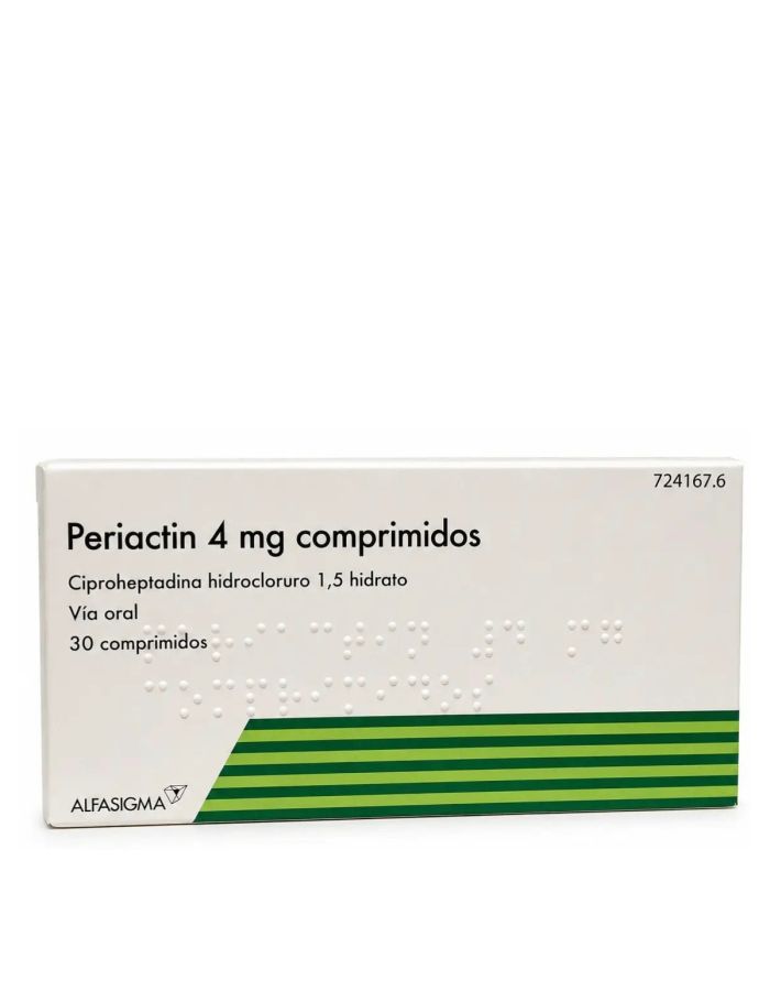 Periactin 4mg 30 Comprimidos 