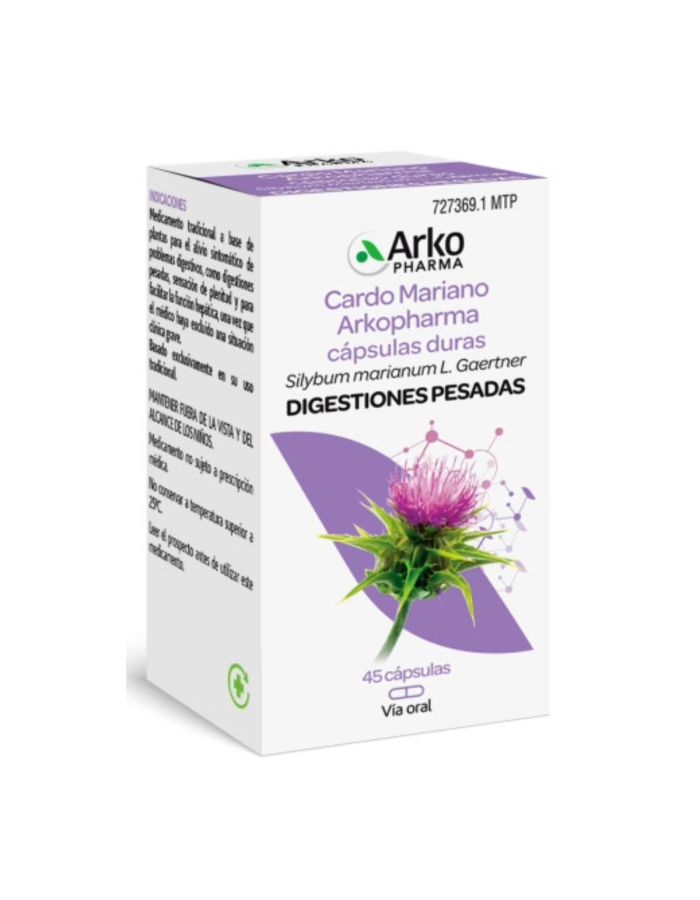 Arkopharma Cardo Mariano 84 Cápsulas