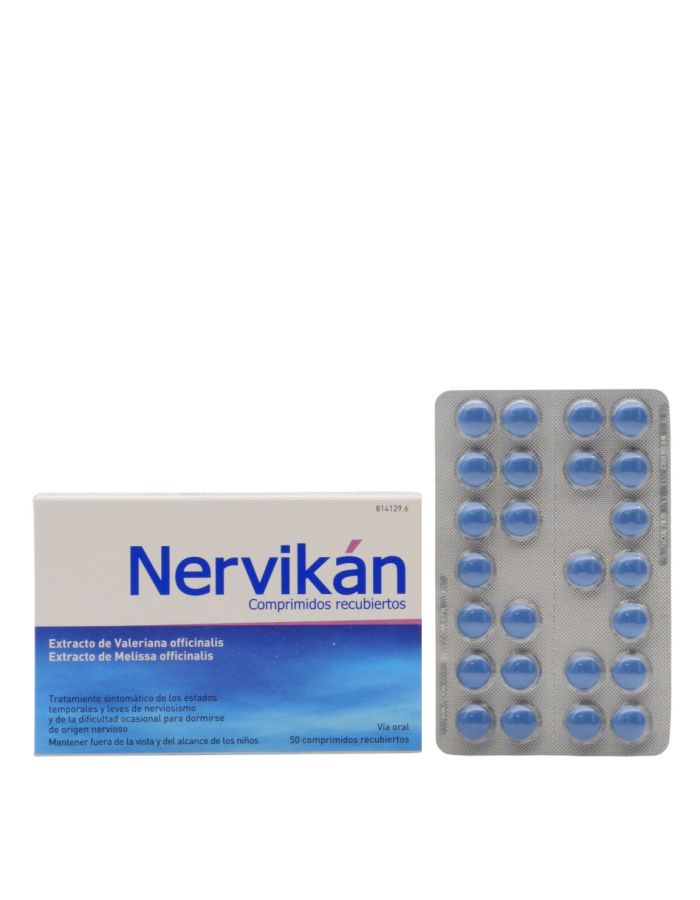 Nervikán 50 comprimidos recubiertos