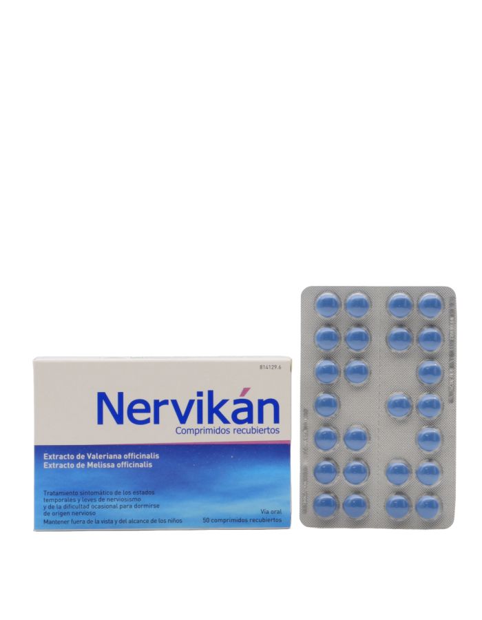 Nervikán 50 comprimidos recubiertos