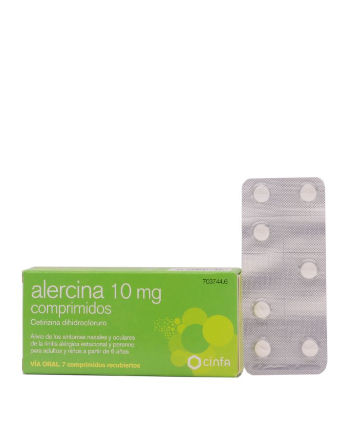 Alercina 7 Comprimidos Recubiertos