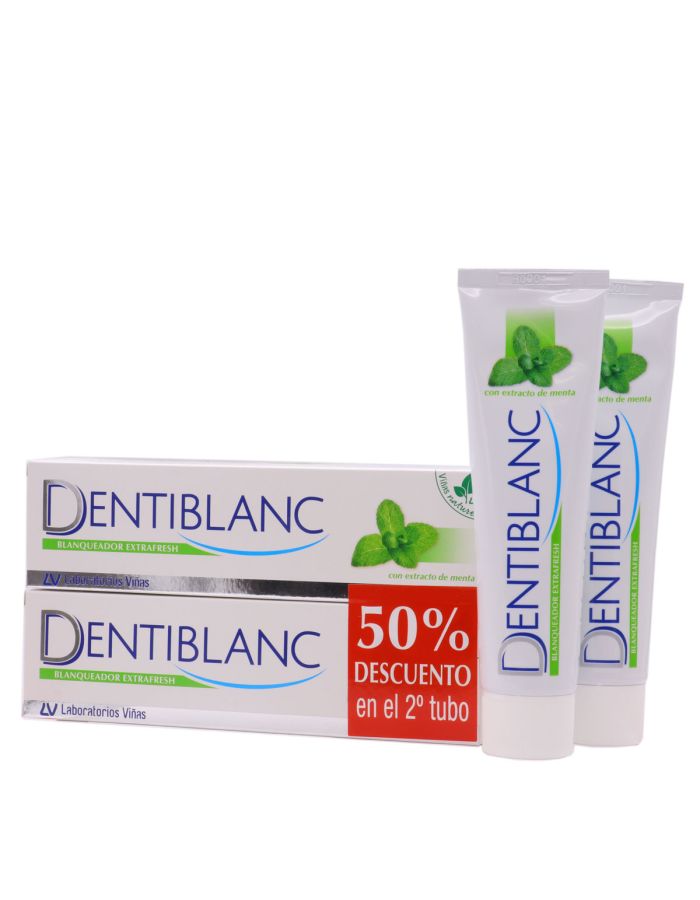 Dentiblanc Blanqueador Extrafresh Pasta Dental 100ml x 2 Pack 50%Dto 2ªUd Viñas