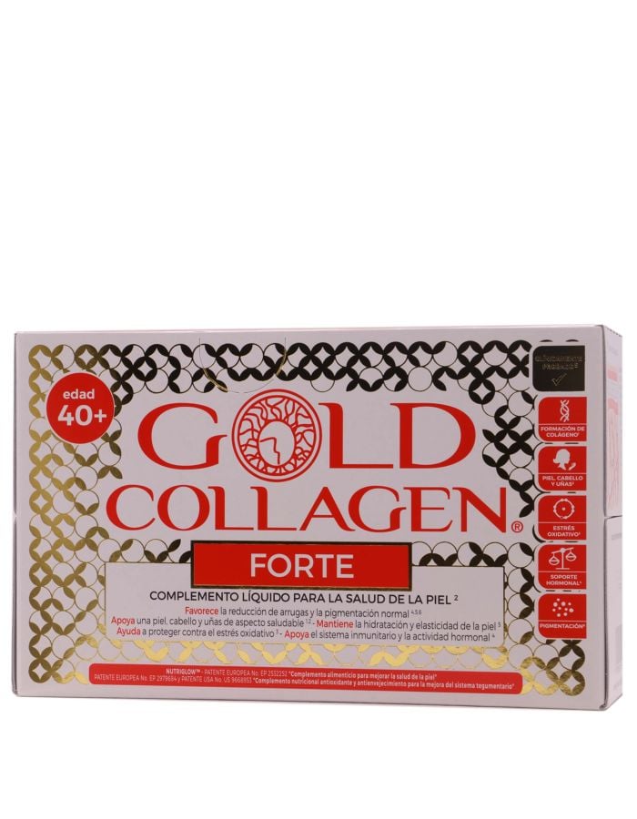 Gold Collagen Forte Edad 40+ 50ml x10 Frascos Minerva