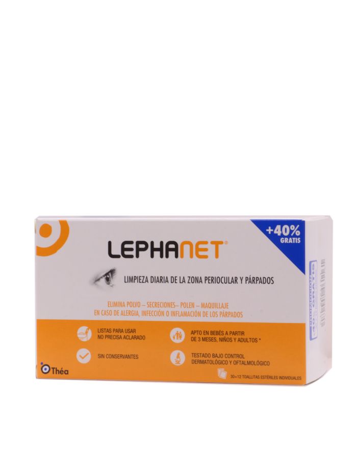 Lephanet Toallitas Oculares 30+12 Toallitas