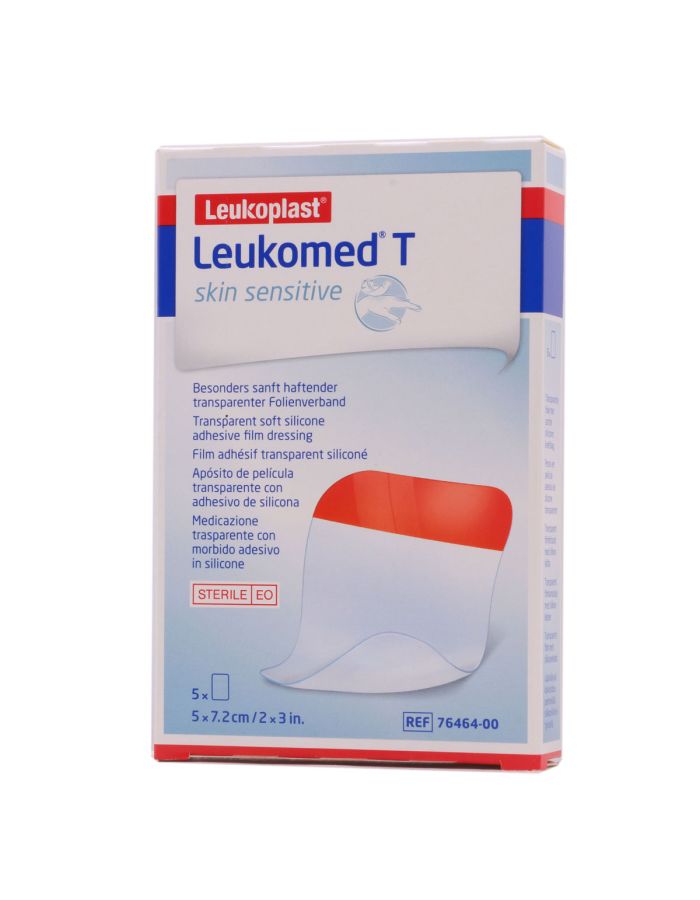 Leukoplast Leukomed T Skin Sensitive 5 Apósitos 5cm x 7,2cm