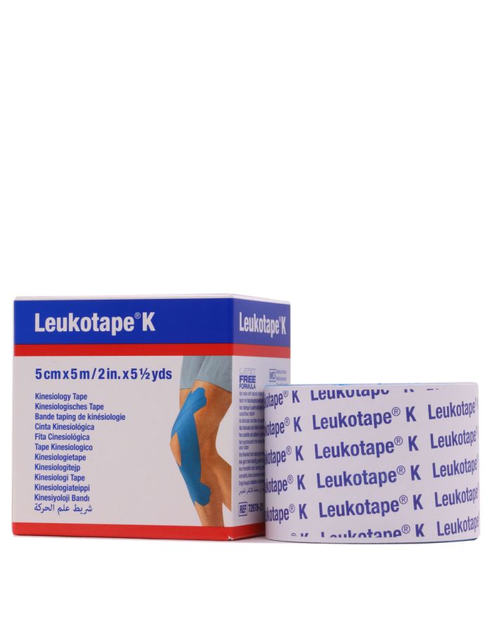 LeuKotape K Cinta Kinesiológica Azul 5cm x 5m