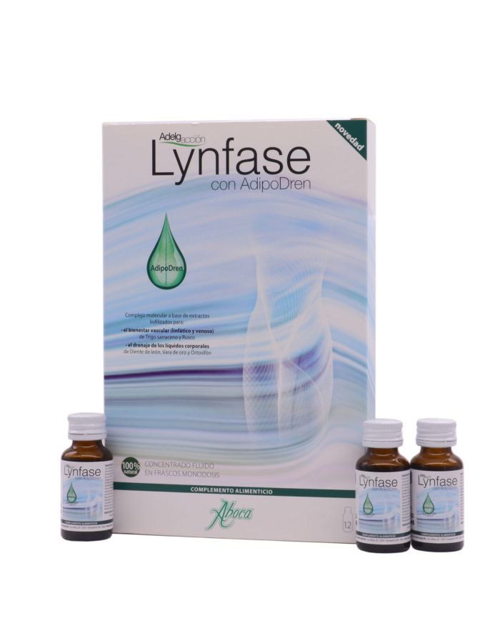 Lynfase con AdipoDren 12 Frascos Bebibles Aboca-1