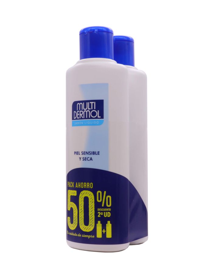 MultiDermol Jabón Líquido 750ml x 2 Duplo