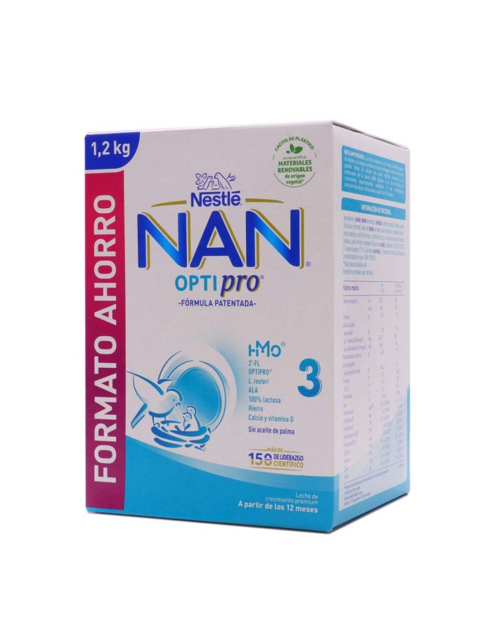 Nestlé Nan Optipro 3 1,2 Kg Formato Ahorro