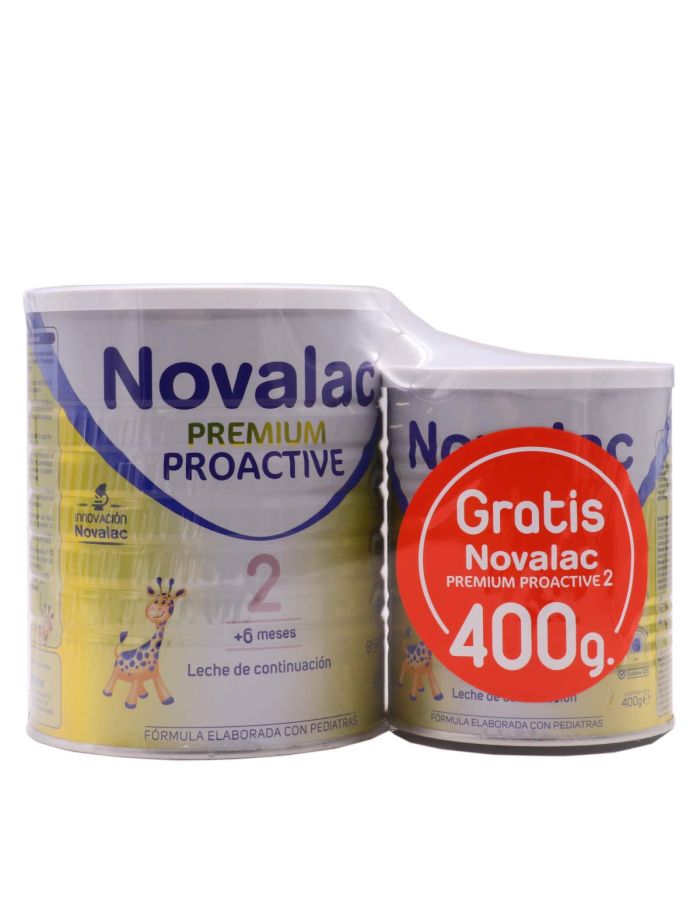 Novalac Premium Proactive 2 800g + 400g Gratis Pack Promocional