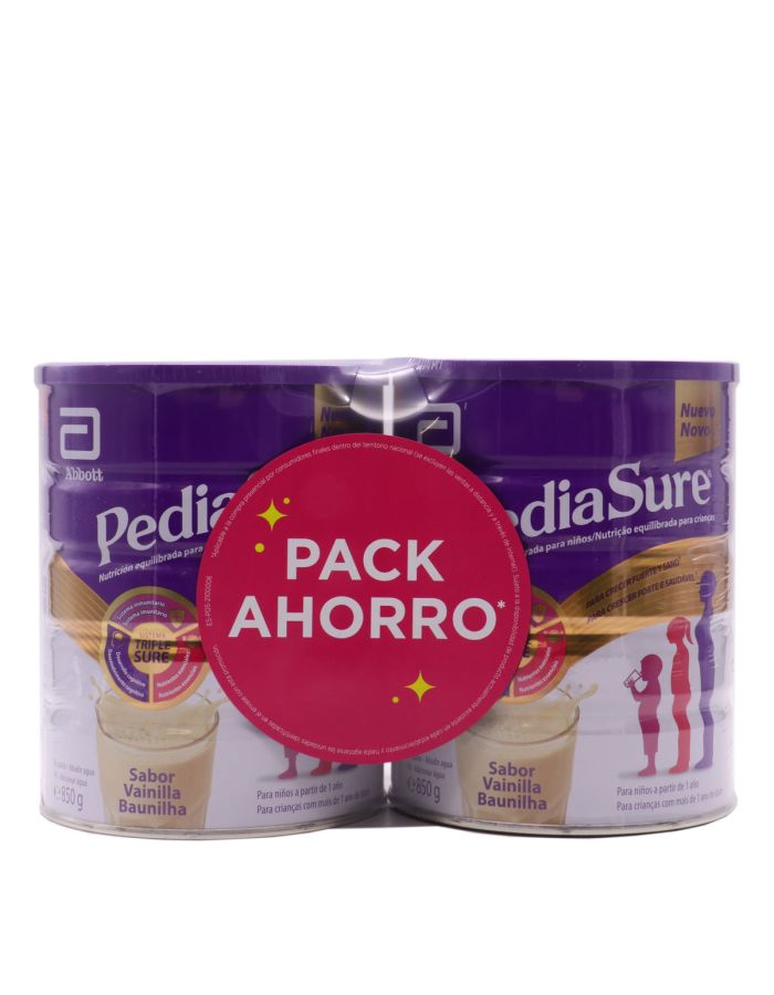 Pediasure Polvo Vainilla 850g x 2 Pack Ahorro Abbott