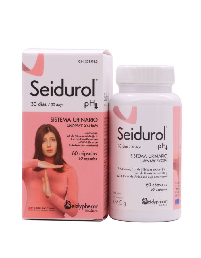 Seidurol pH Sistema Urinario 60 Cápsulas Seidypharm