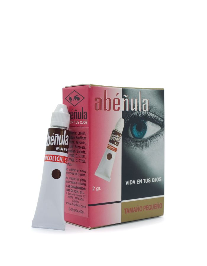 Abéñula Marrón Maquillaje Pestañas 2g Tamaño Pequeño     