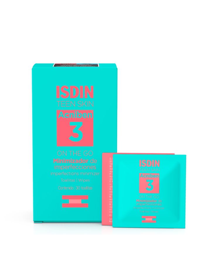 Acniben Toallitas Minimizador de Imperfecciones 30 Toallitas Isdin