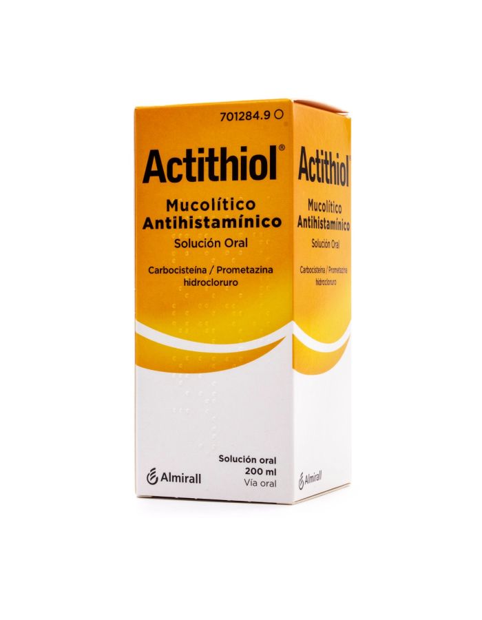 Actithiol Mucolítico Antihistamínico Solución Oral 200ml