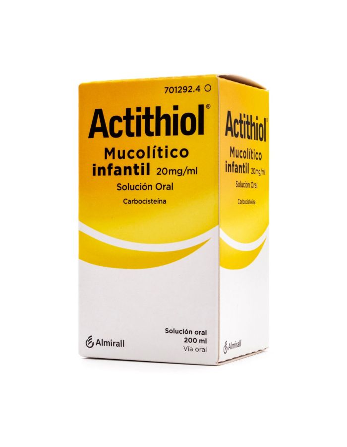 Actithiol Mucolítico Infantil 20 mg/ml Solución Oral 200ml