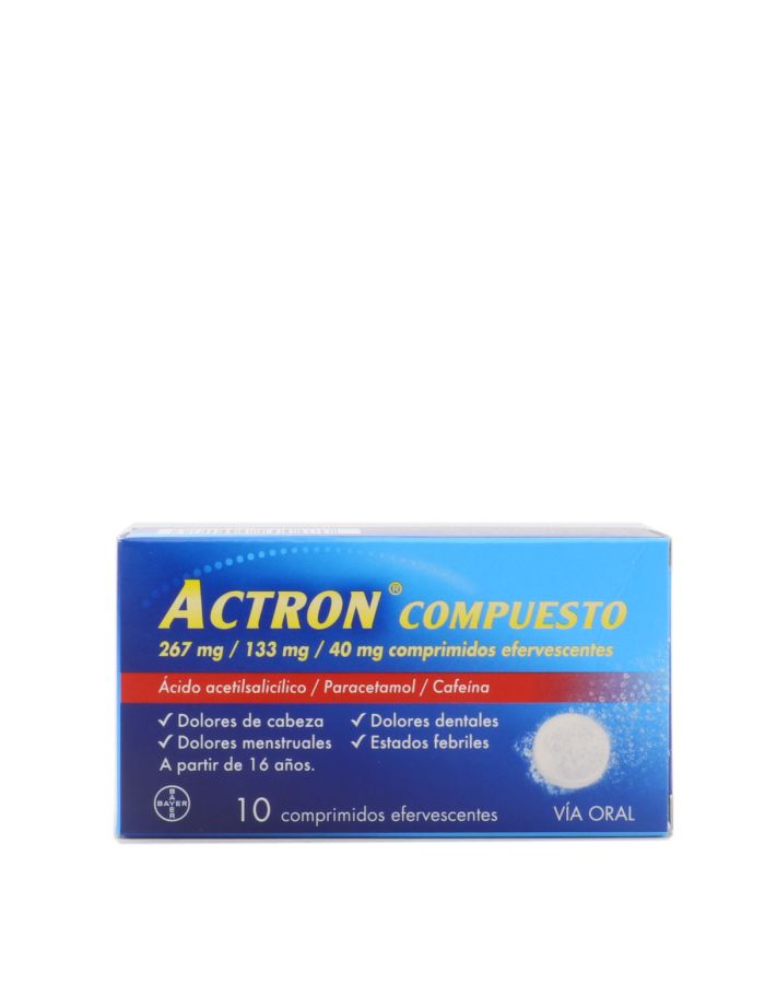 Actron Compuesto 10 Comprimidos Efervescentes 