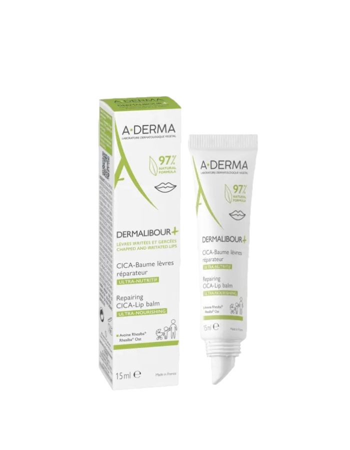 ADerma Dermalibour+ Cica Bálsamo Labial Reparador 15ml