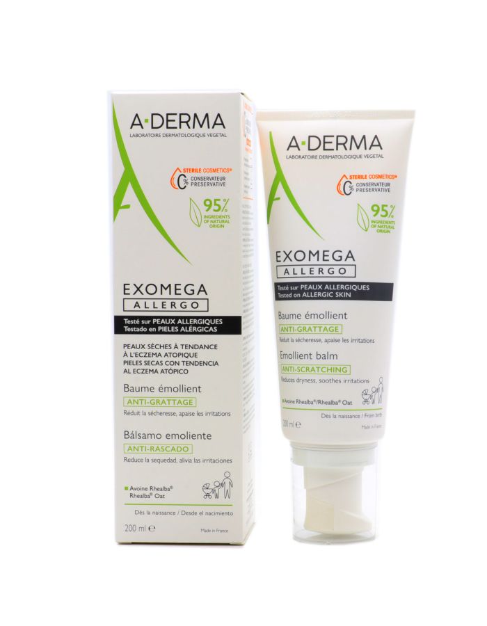 
ADerma Exomega Allergo Bálsamo Emoliente 200ml
