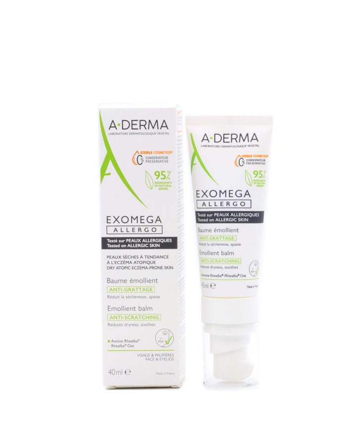 ADerma Exomega Allergo Bálsamo Emoliente 40ml