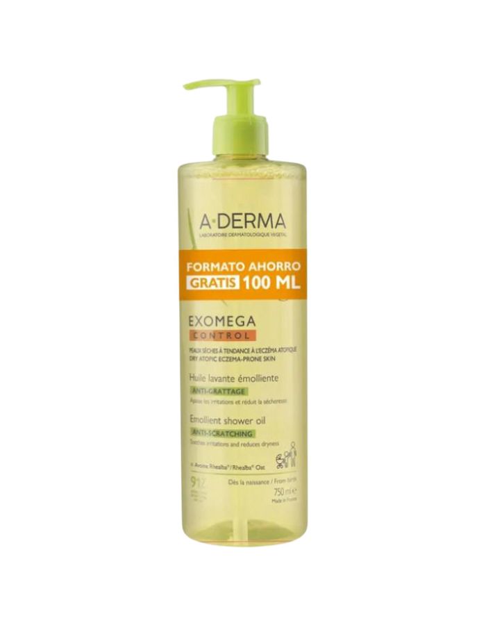 ADerma Exomega Control Aceite Limpiador Emoliente Antipicores 750ml