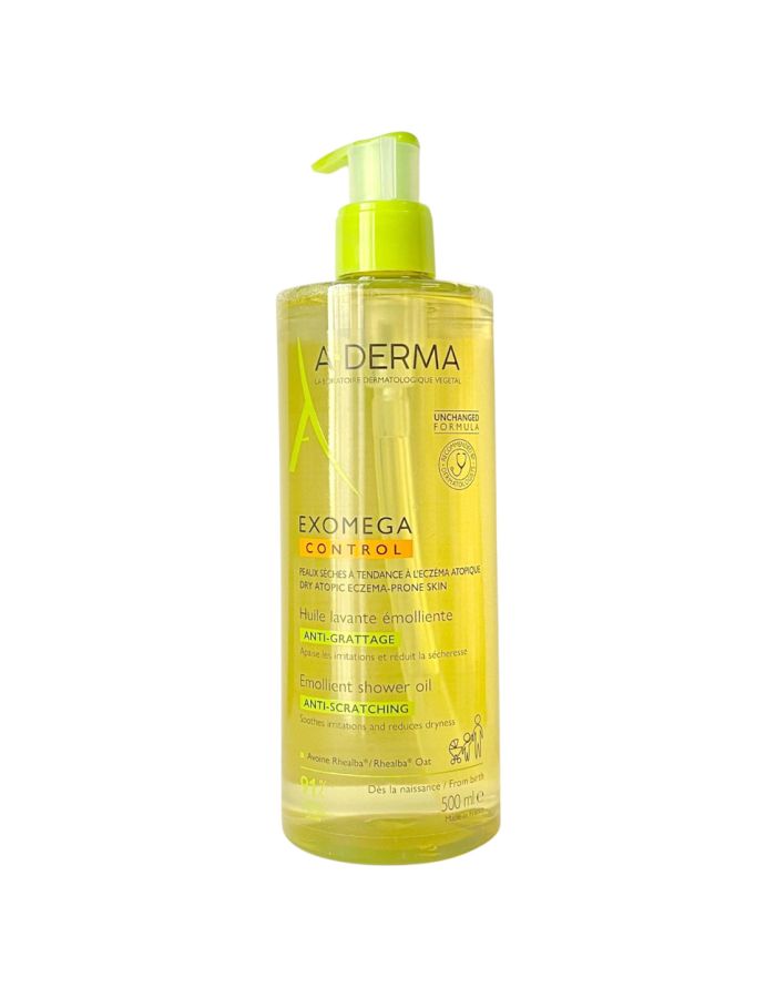 ADerma Exomega Control Aceite Limpiador Emoliente Antipicores  500ml