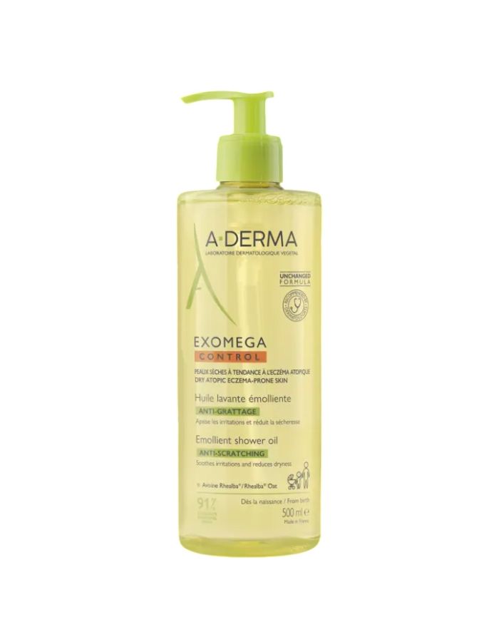 ADerma Exomega Control Aceite Limpiador Emoliente Antipicor 500ml