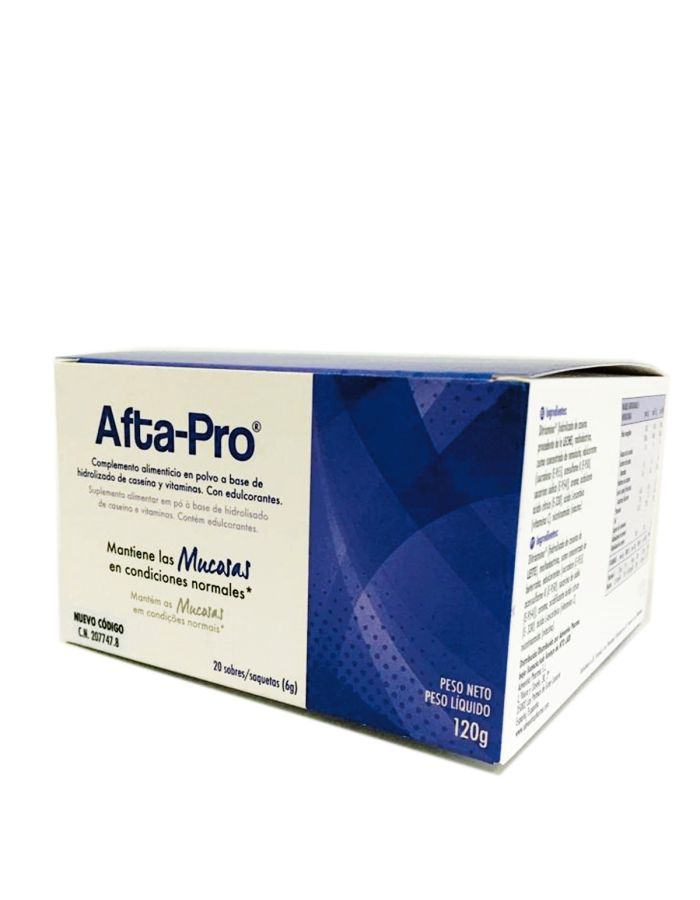 AftaPro 20 Sobres NTD Labs Mucosas nuevo código
