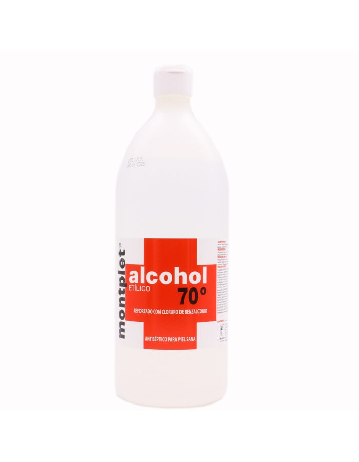 Alcohol Etílico 70º Montplet 1000 ml