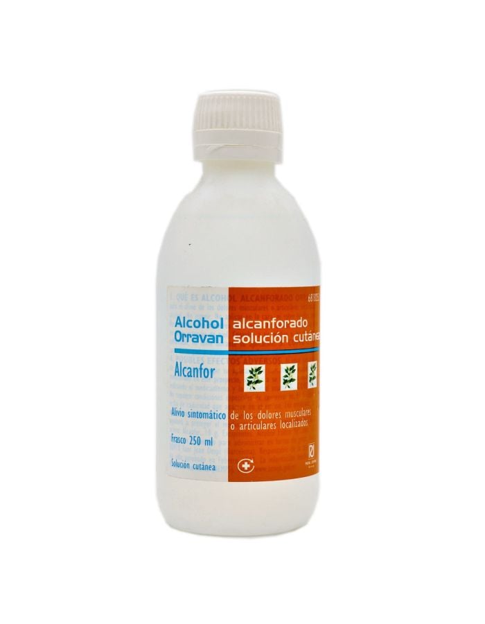 Alcohol Alcanforado Orravan 250ml