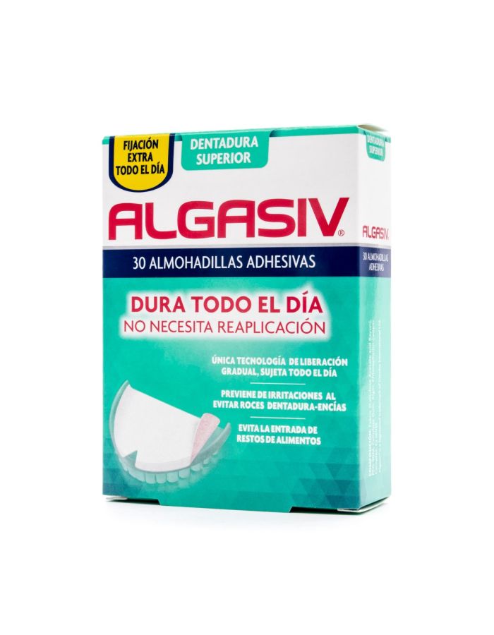 Algasiv Almohadillas Dentadura Superior 30 Almohadillas