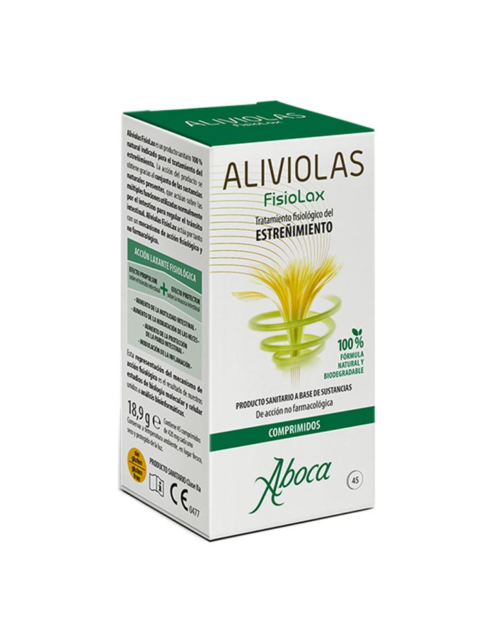 Aliviolas Fisiolax  Estreñimiento 45 comprimidos  Aboca