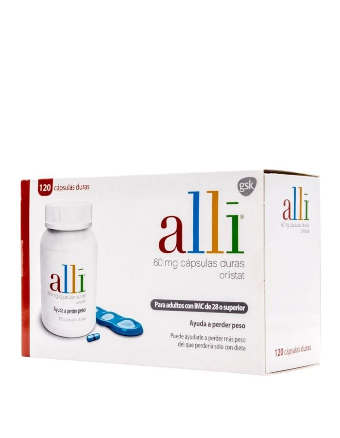 Alli 60mg 120 Cápsulas