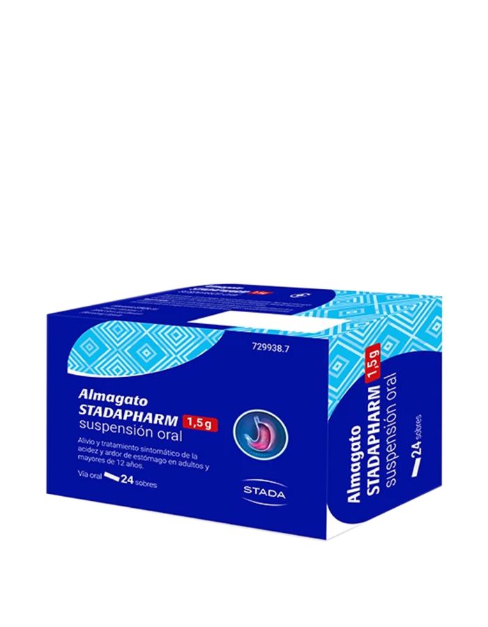 Almagato Stadapharm 1,5g 24 Sobres Suspensión Oral