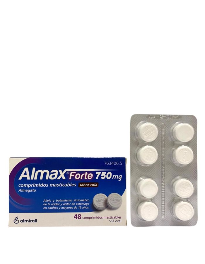 Almax Forte Sabor Cola 48 Comprimidos Masticables